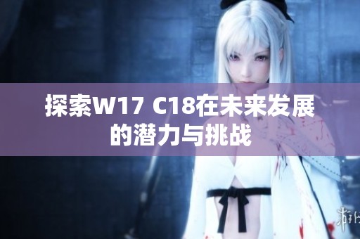 探索W17 C18在未来发展的潜力与挑战