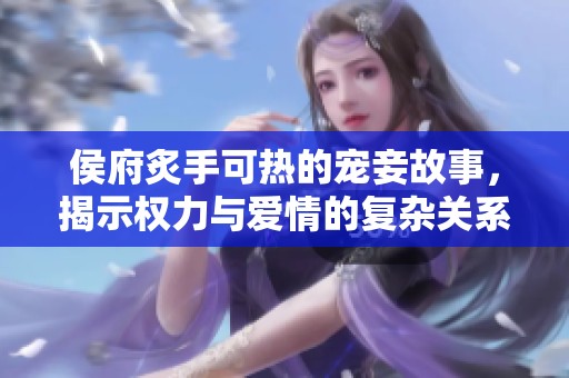 侯府炙手可热的宠妾故事，揭示权力与爱情的复杂关系