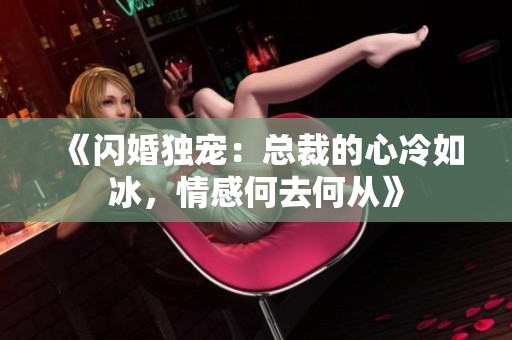 《闪婚独宠：总裁的心冷如冰，情感何去何从》